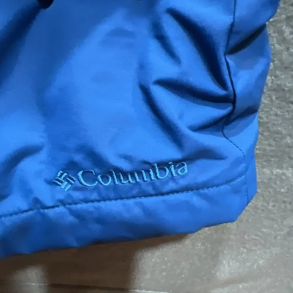 Columbia Kids Snowslope Snow Bib Size M (10-12) Blue - Excellent condition!